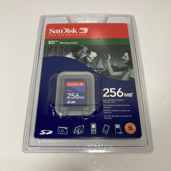 SanDisk Other - SanDisk 256MB Secure Digital Memory Card (SDSDB-256-A10) - NEW - SEALED